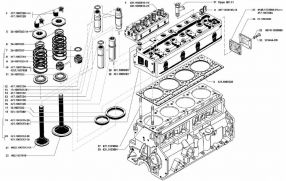 Схема ГБЦ двигателя от компании ЮТЭК
